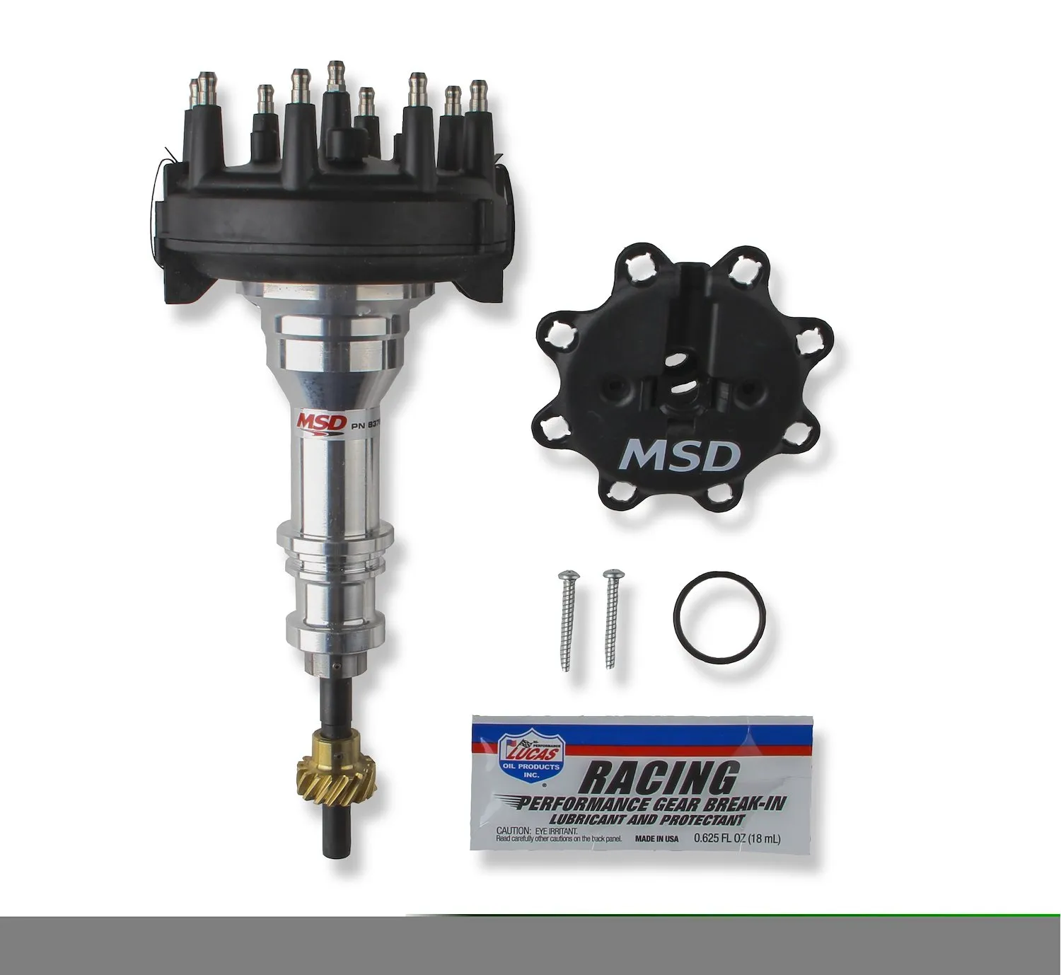 Msd 83795: Crank Trigger Distributor Ford 289-302 - Black Cap