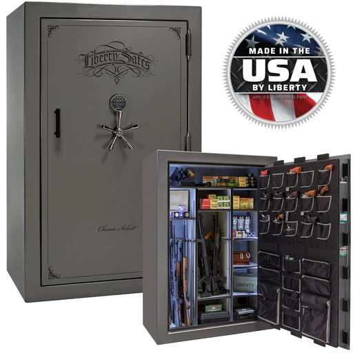 Classic Select 60 - Gray Gloss / Silver Velour / Black Chrome Hardware/securam Backlit