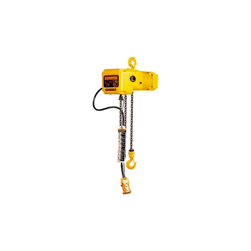Harrington Sner 1/4 Ton Electric Chain Hoist W/ Hook Suspension, 15' Lift, 14 Fpm, 115v