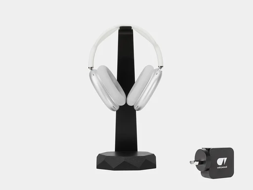 2in1 Headphones Stand Bundle - Black/au (adapter Type I)