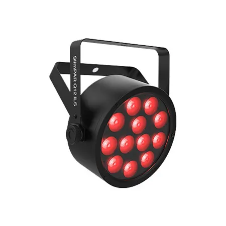Chauvet Professional Chauvet Dj Slimpack Q12 Ils Quad-color Led Wash Bundle W/dmx Cables, Bag, 4-pack
