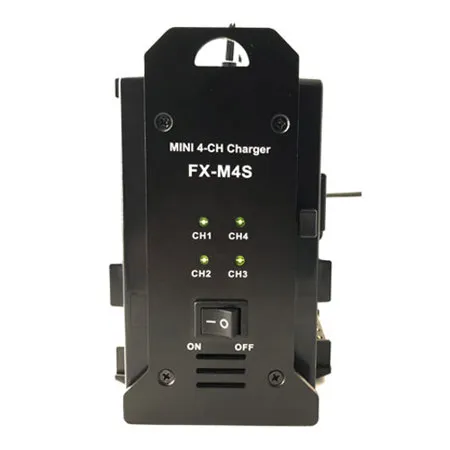 Fx Lion Fx-m4s Mini 4-channel V-mount Battery Charger