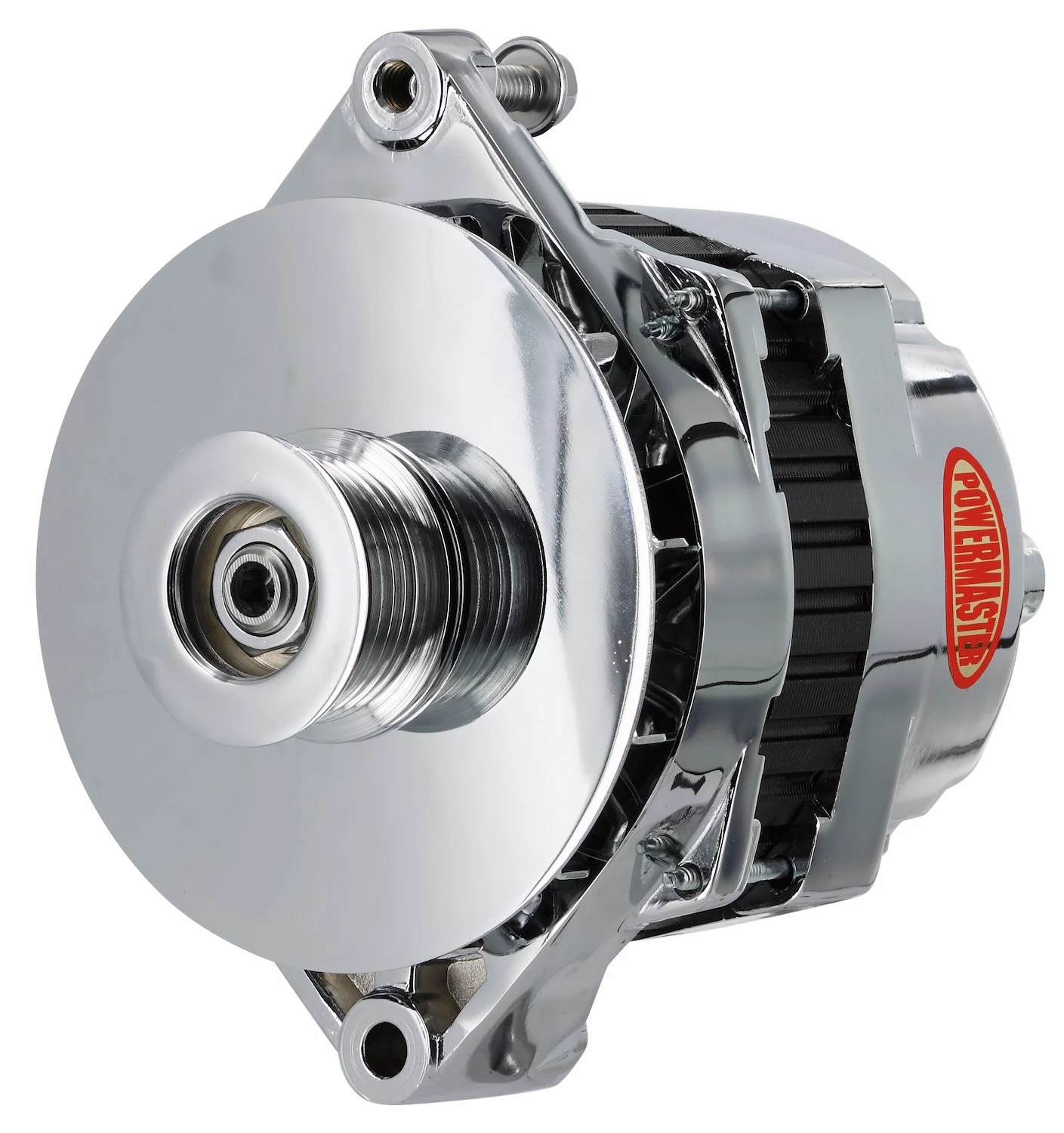 Powermaster Cs144 Style Alternator Chrome