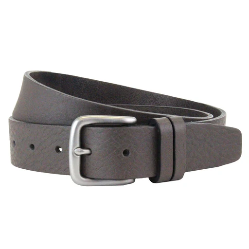 Thistleton Men's Leather Jeans Belt - Grey