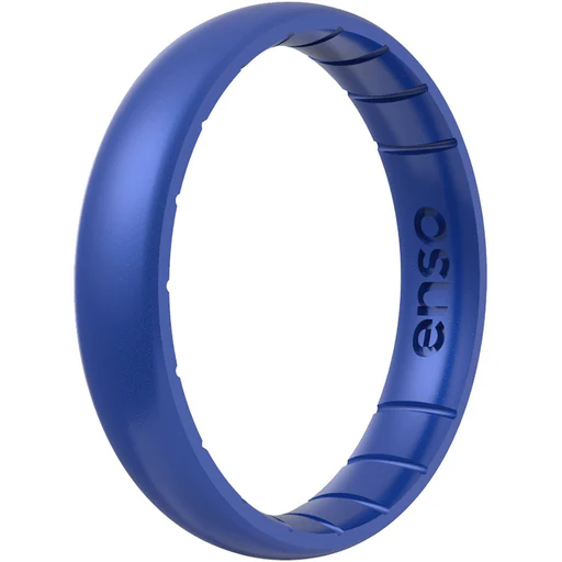 Enso Rings Thin Birthstone Series Silicone Ring - Sapphire - 10