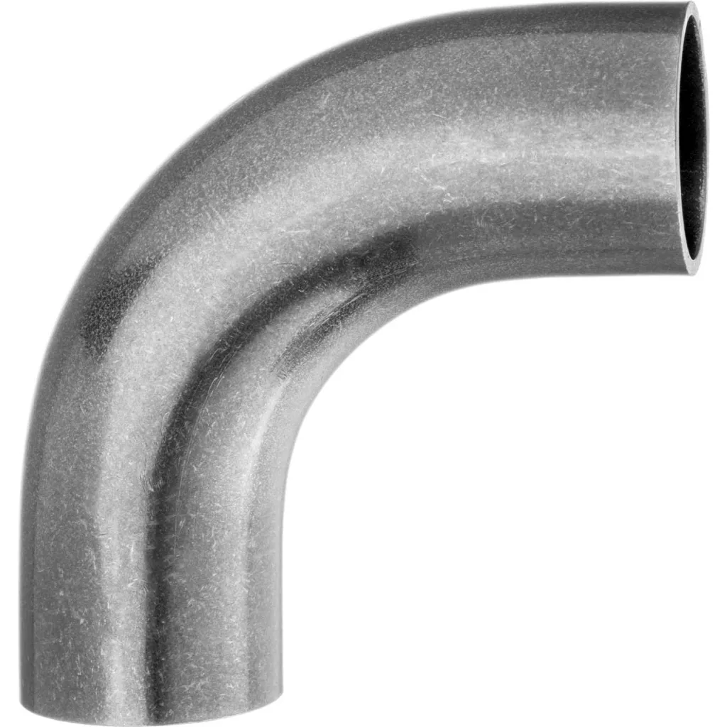 304 Stainless Steel Unpolished 90 Degree Elbow For Butt Weld Fittings - For 2-1/2" Tube Od