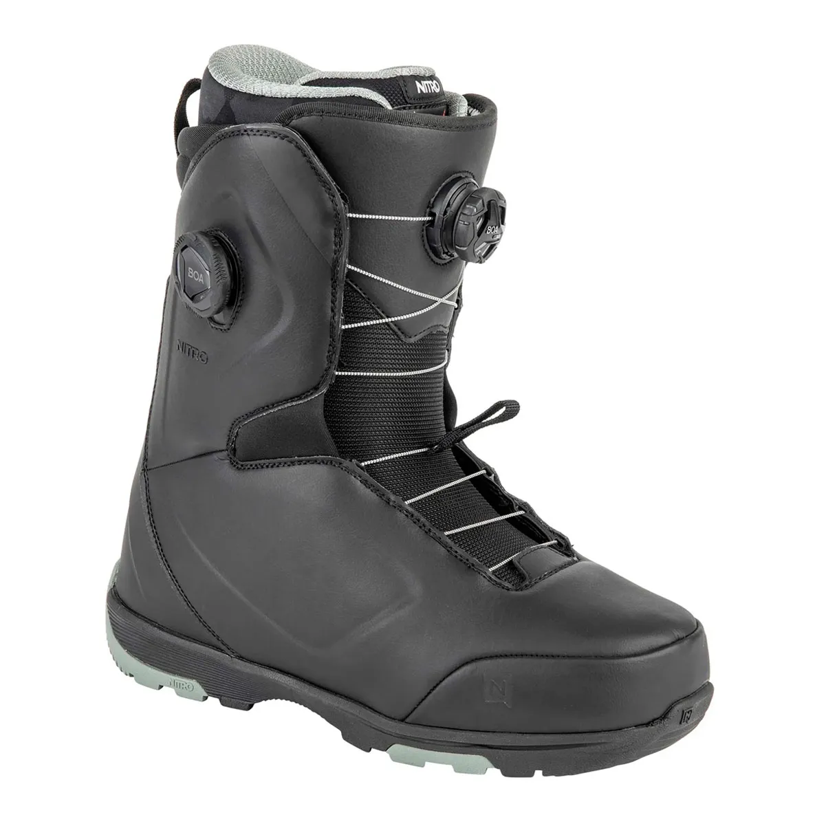 Nitro 2025 Men's Club Boa Black Snowboard Boots