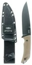 Ka-bar 7503 Jarosz Turok 6.25 In Fixed Clip Point Plain Black 1095 Cro-van Blade, Brown Ultramid Handle, Includes Sheath, Knife