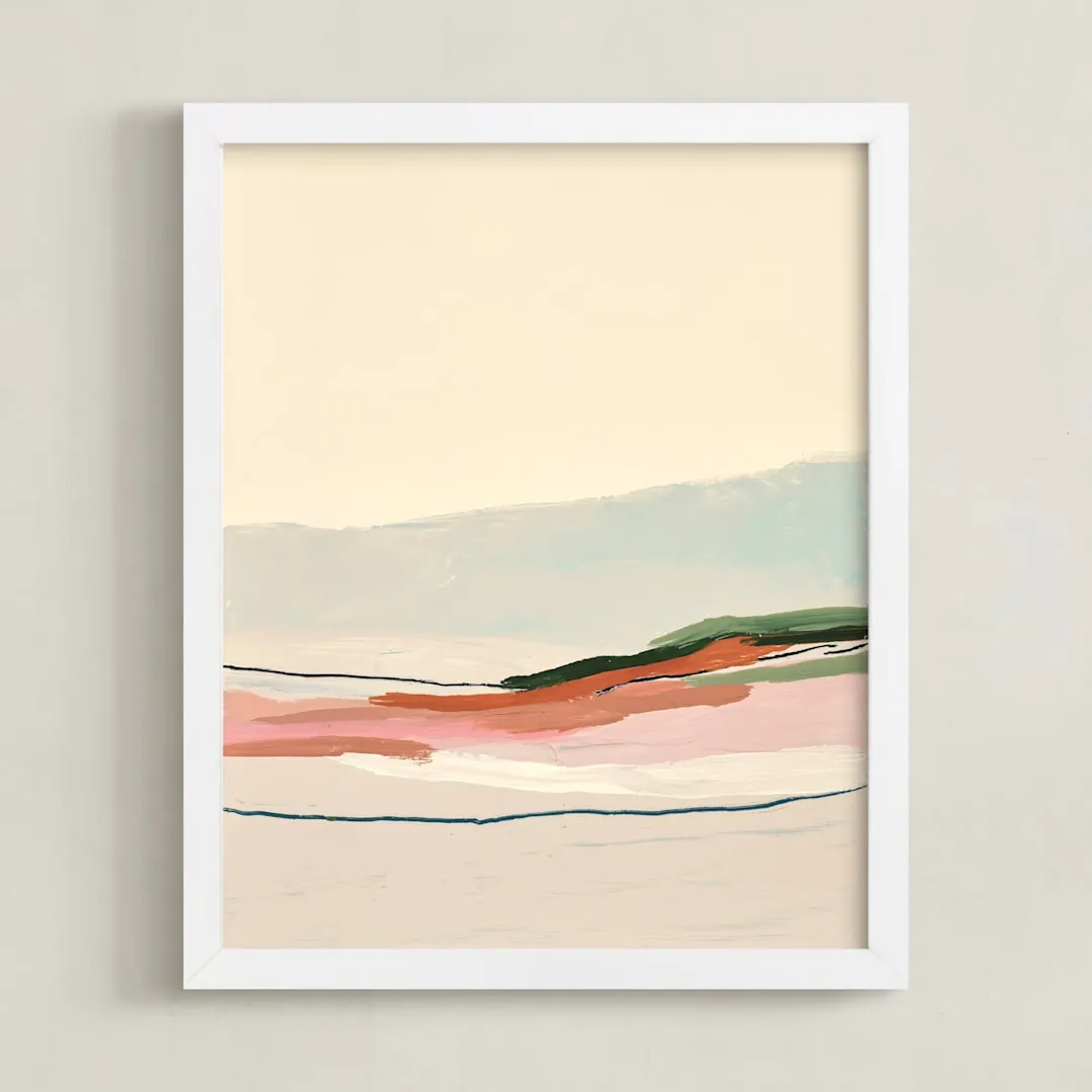 Marine Layer Framed Art Print By Caryn Owen