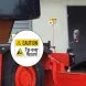 Ansi Caution Tip Over Hazard Decal Non Reflective