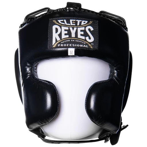 Cleto Reyes Headguard With Cheek Protection - Black/small