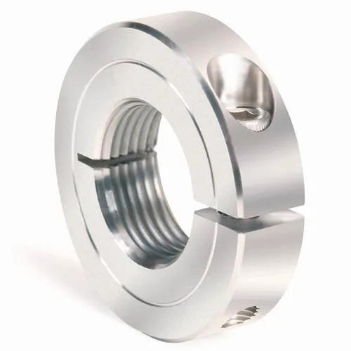 One-piece Threaded Clamping Collar Recessed Screw, Stainless Steel, Tc-100-14-s