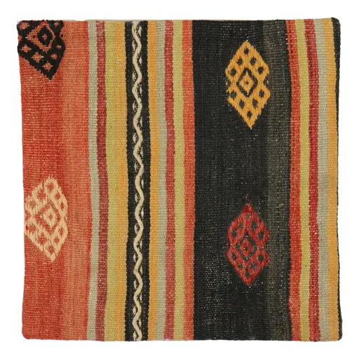 Pasargad Home Vintage Kilim Pillow Case, Multicolor