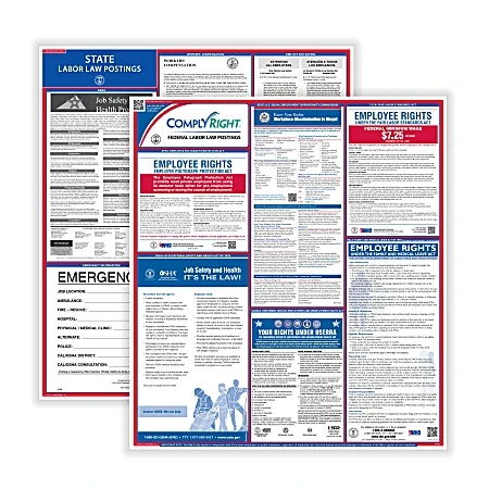 Complyright Federal And State Labor Law Poster Set English Virginia