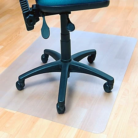 Floortex Ecotex Biopvc Chair Mat For Hard Floors - 36" X 48", Clear