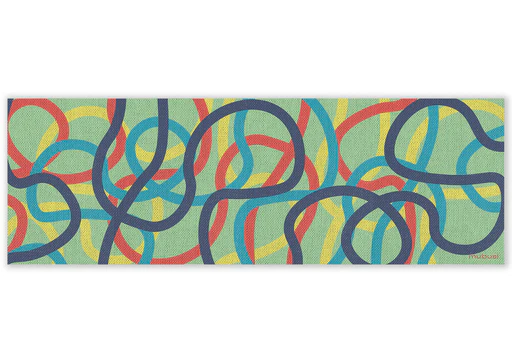Alfombra Vinílica Nudos - 90x270 Cm