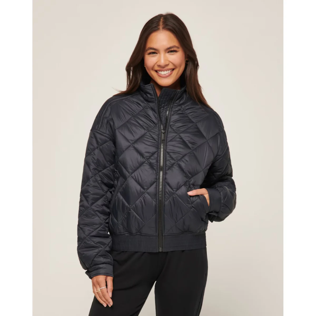 Travismathew Lights At Night Quilted Jacket Womens
