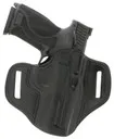 Galco Cm226b Combat Master Owb Black Leather Belt Slide Compatible W/glock 19/32/36/45/glock 19x Gen2-5/cz-p10c Belt 1.75 In Wide Right Hand, Holster