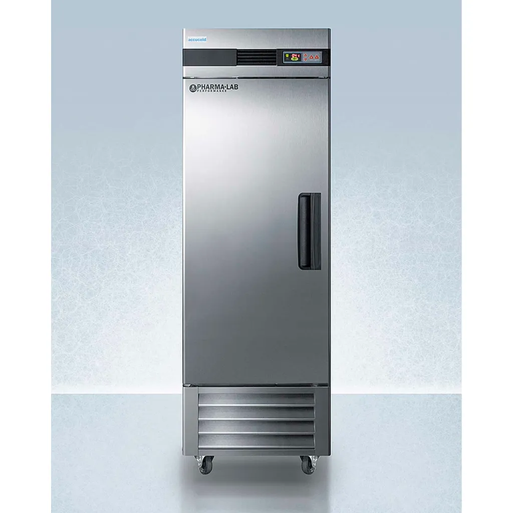 Accucold Pharma-lab Performance Series Upright Pharmacy Refrigerator, 23 Cu.ft, Solid Door