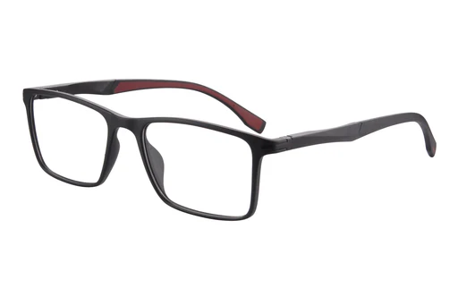 +6.00 Computer Reading Glasses Anti Blue Ray Progressive Multifous Reading Glasses Men Shinu-sh032 - C1 Matt Black/red/no Anti Blue/up+2.50 Down+4.75