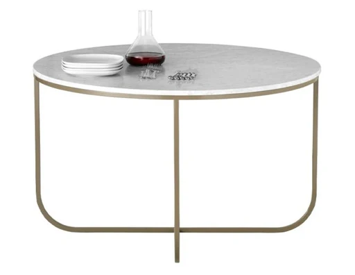 Tati Dining Table 120 - Elegant Grey/48 Bronze