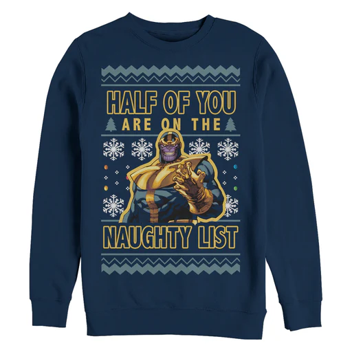 Men's Marvel Thanos Ugly Sweater Sweatshirt