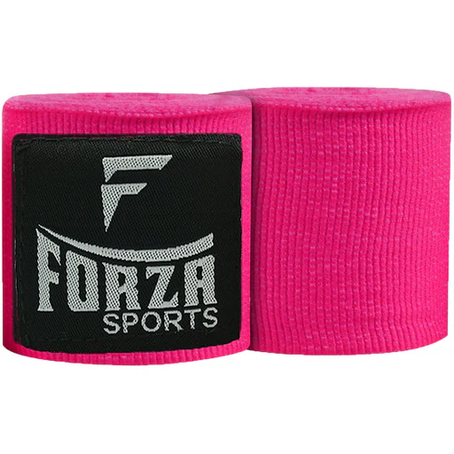 Forza Sports 120" Mexican Style Boxing And Mma Handwraps - Hot Pink