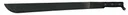 Ct5 Machete Fixed 22.5 In Black 1075 Carbon Steel Black Plastic Handle