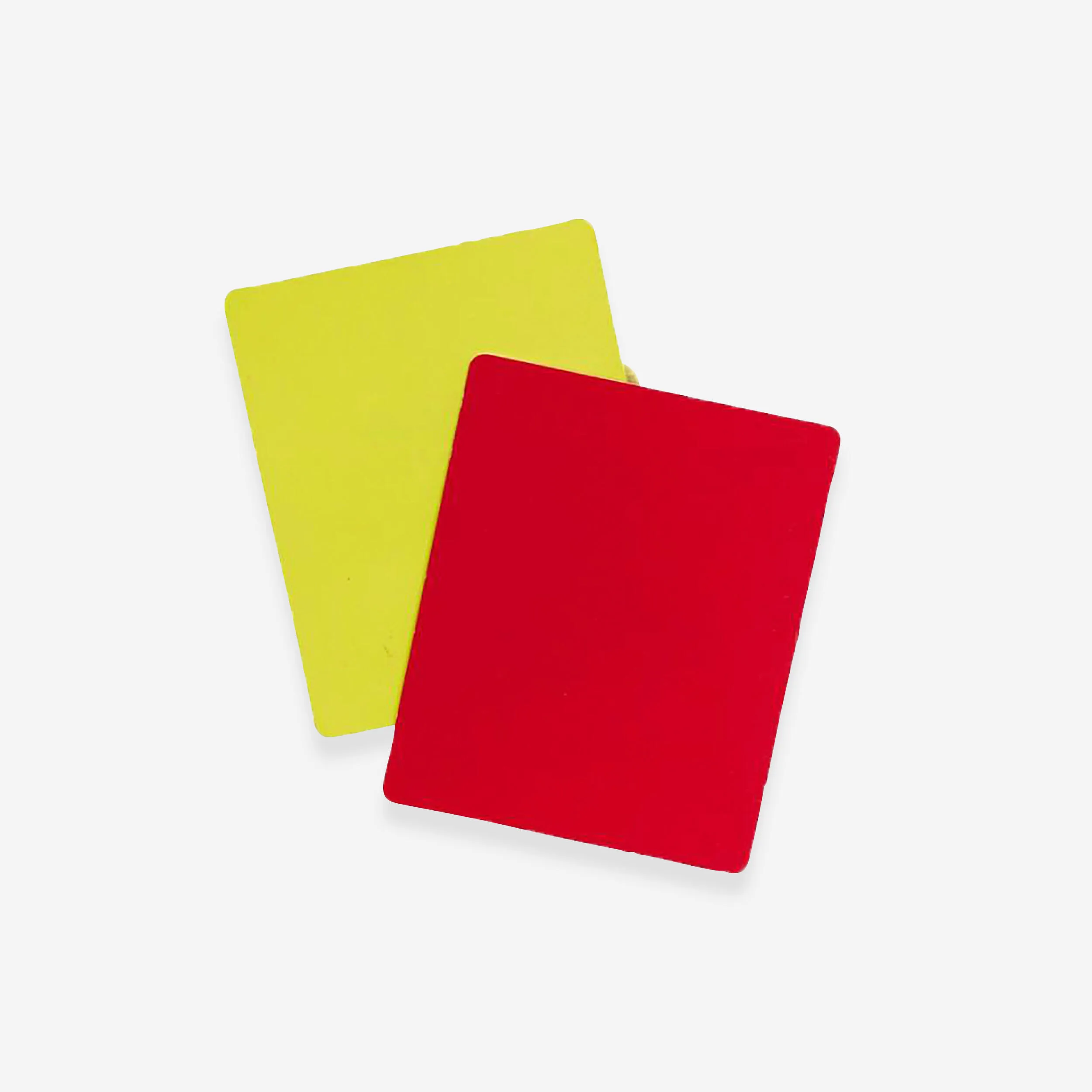 Set Of Football Referee Cards - Yellow Red
