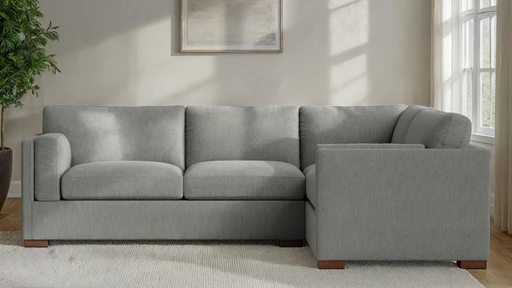 Fairfax Sectional (120" X 115", Corner On Left) - Premium & Performance/down Alternative/hidden