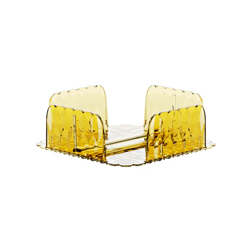 Table Napkin Holder "vanity" - Saffron Yellow/terra