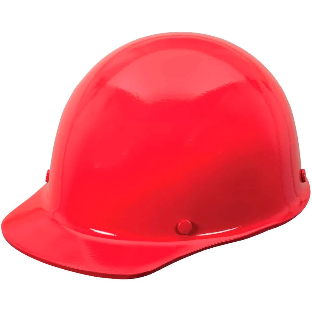 Msa Skullgard Protective Cap With Staz-on Suspension Standard Red