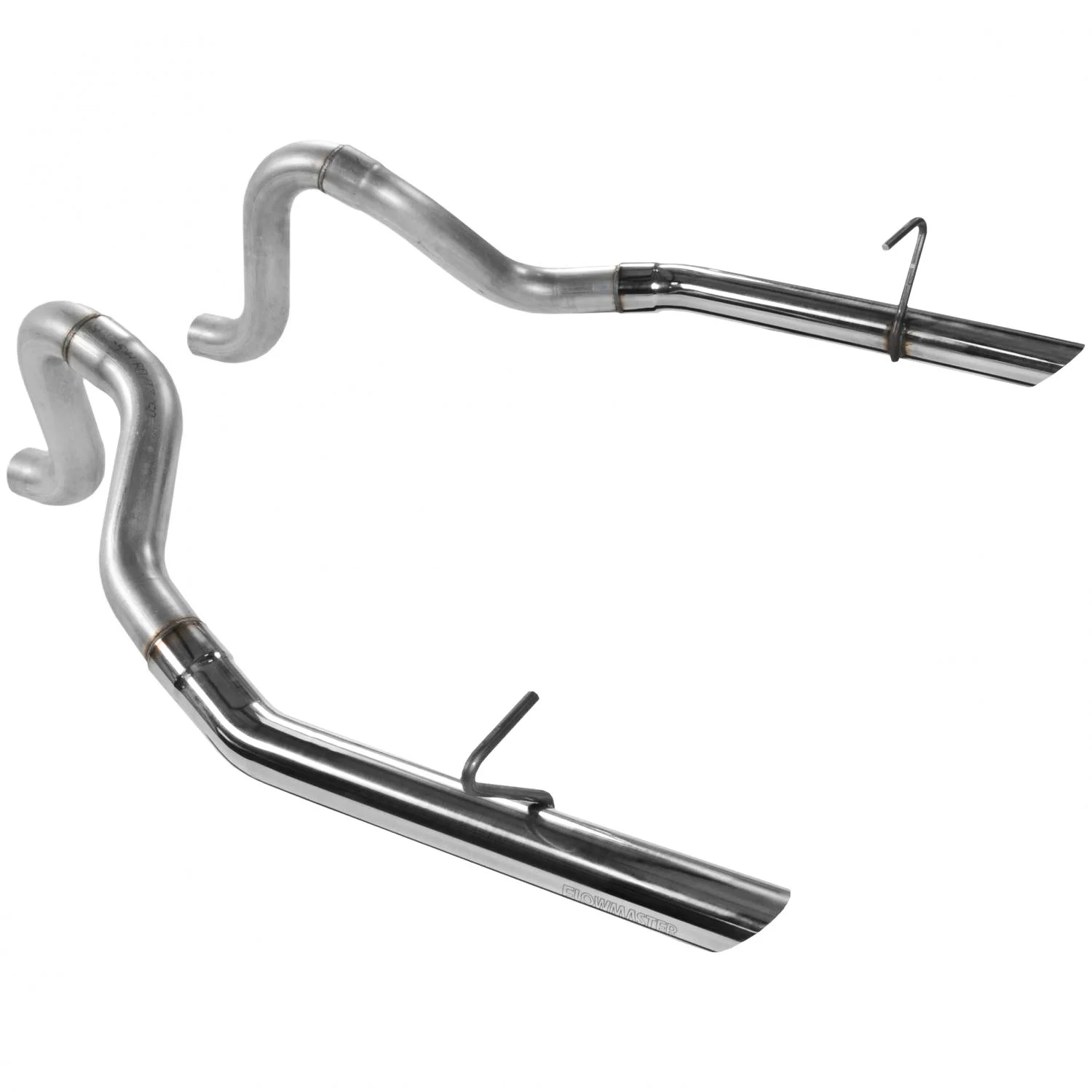 Flowmaster Pre-bent Stainless Steel Tailpipes For 1986-1993 Mustang