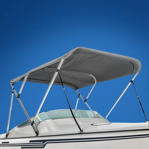 Seal Skin Supreme Bimini Top - 2014 Alumacraft Competitor 185 Cs With Port Troll Motor