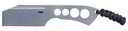 Crkt 2130 Razel Chisel 2 Fixed Plain Stonewashed 8cr13mov Ss Blade/silver Skeletonized Stainless Steel Handle Includes Cord Fob/sheath, Knife
