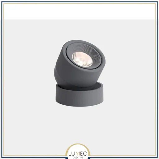 Spot Plafonnier Led Orientable | Design Compact & Coloré - 7w/gris/blanc Neutre