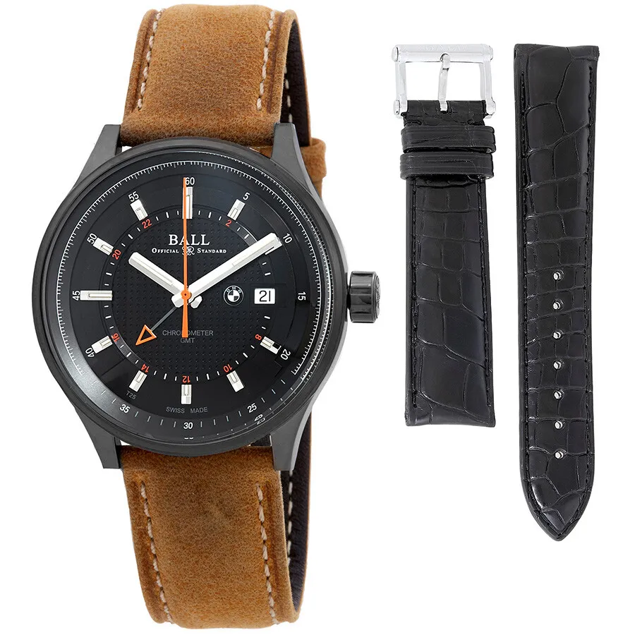 Ball Bmw Gmt Automatic Black Dial Men's Watch Gm3010c-l1cj-bk
