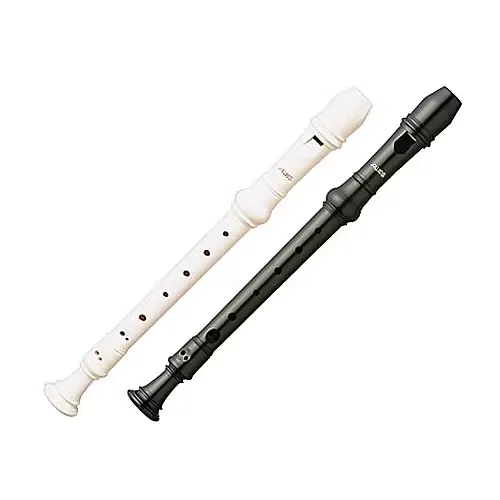 Aulos A303a 3-piece Soprano Recorder With Baroque Fingering German A302a Ivory