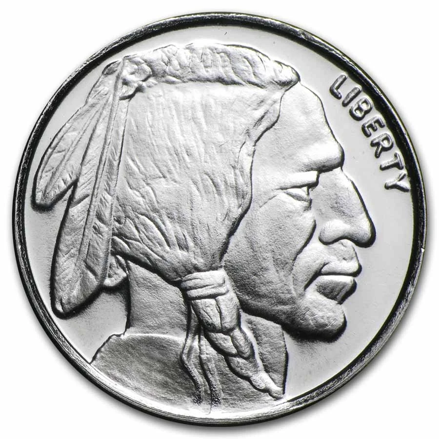 1 Oz Silver Round - Buffalo