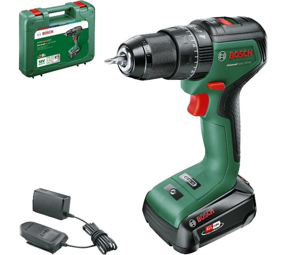 Bosch Universalimpact 18v-60 Cordless Combi Drill With 1 Battery