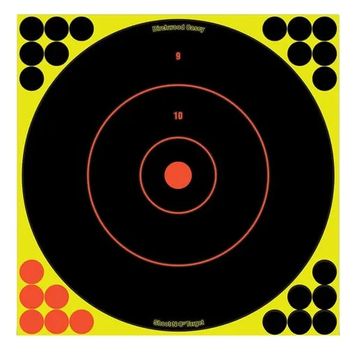 Shoot-n-c 12ʺ Bull's-eye Target - 100 Sheet Pack