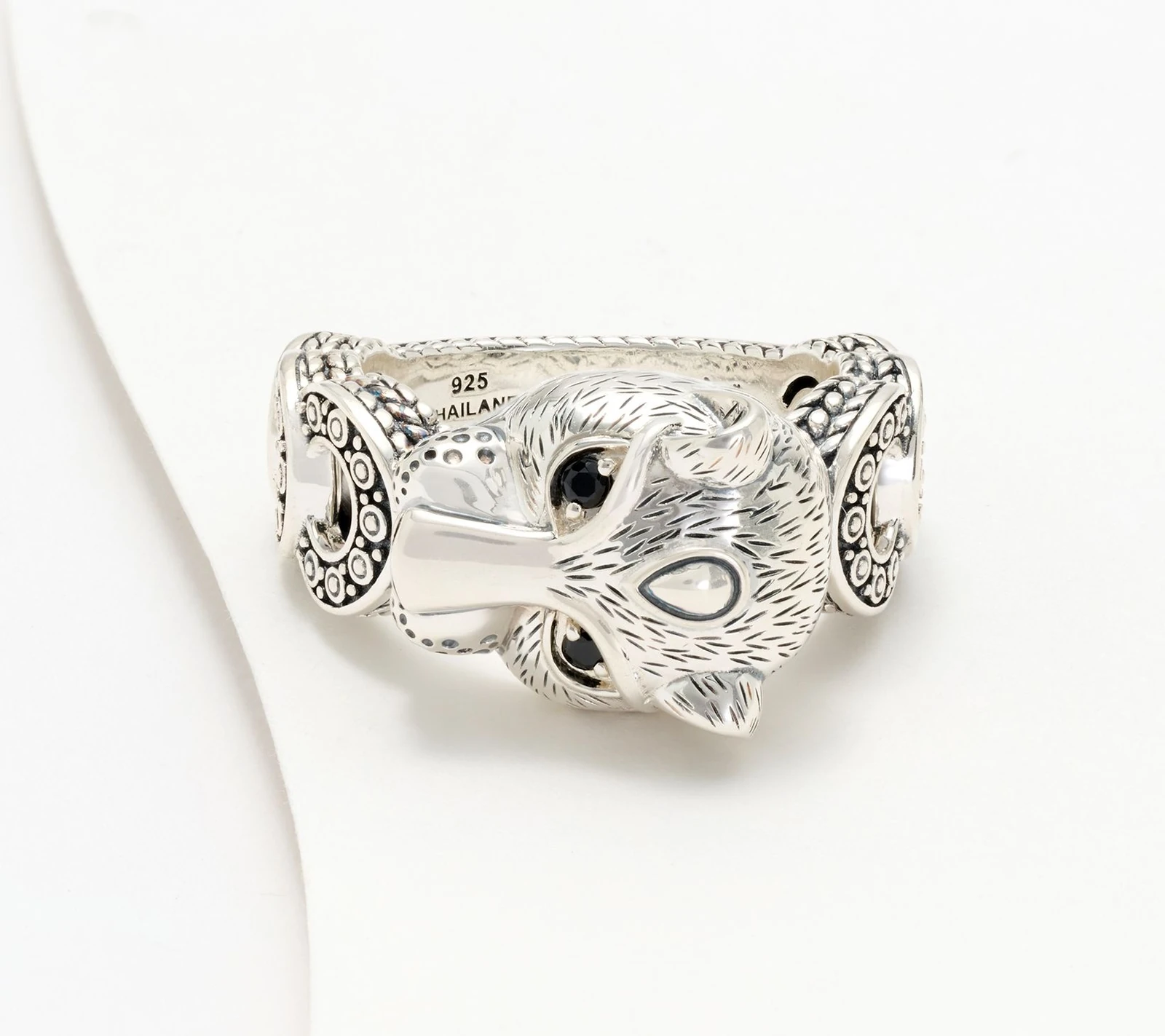 Jai Sterling Silver Figurative Animal East West Ring