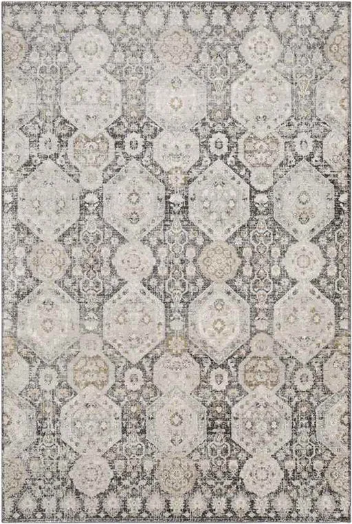 Geelbroek Traditional Black Area Rug - 5'3" X 7'3"