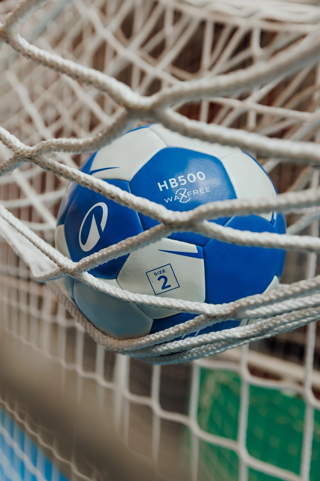 Size 2 Volleyball Waxfree Ultragrip - Blue/white