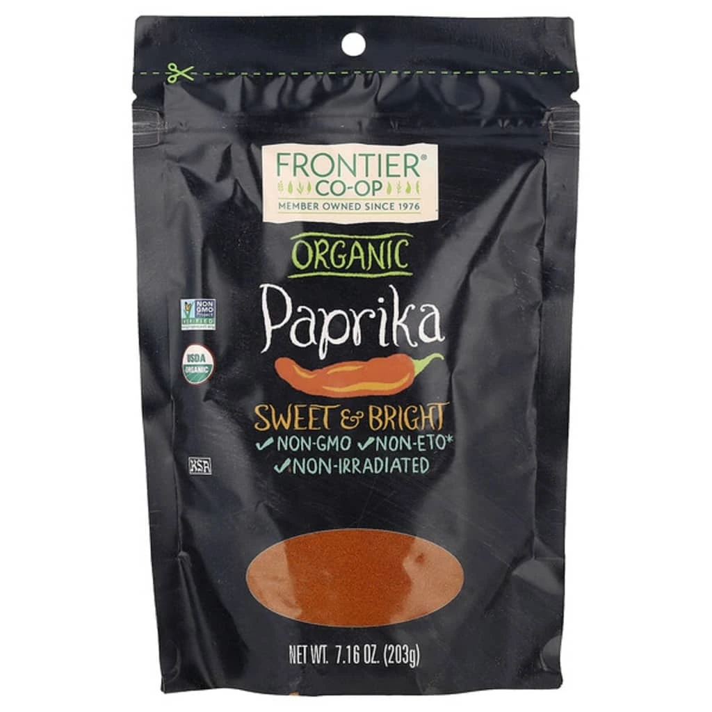 Frontier Co-op Organic Paprika, 7.16 Oz (203 G)