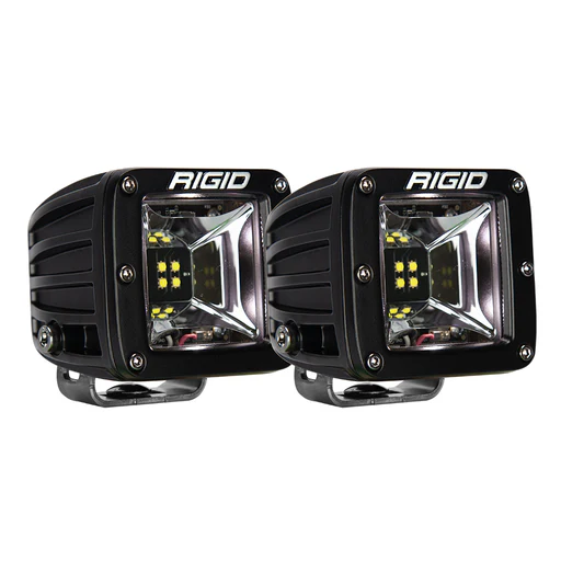 Rigid Industries Radiance Scene Lights - Surface Mount Pair - Black W/white Led Backlight | 68200