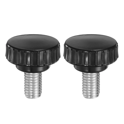 Uxcell 2pcs Knurled Clamping Knobs M10 X 16mm