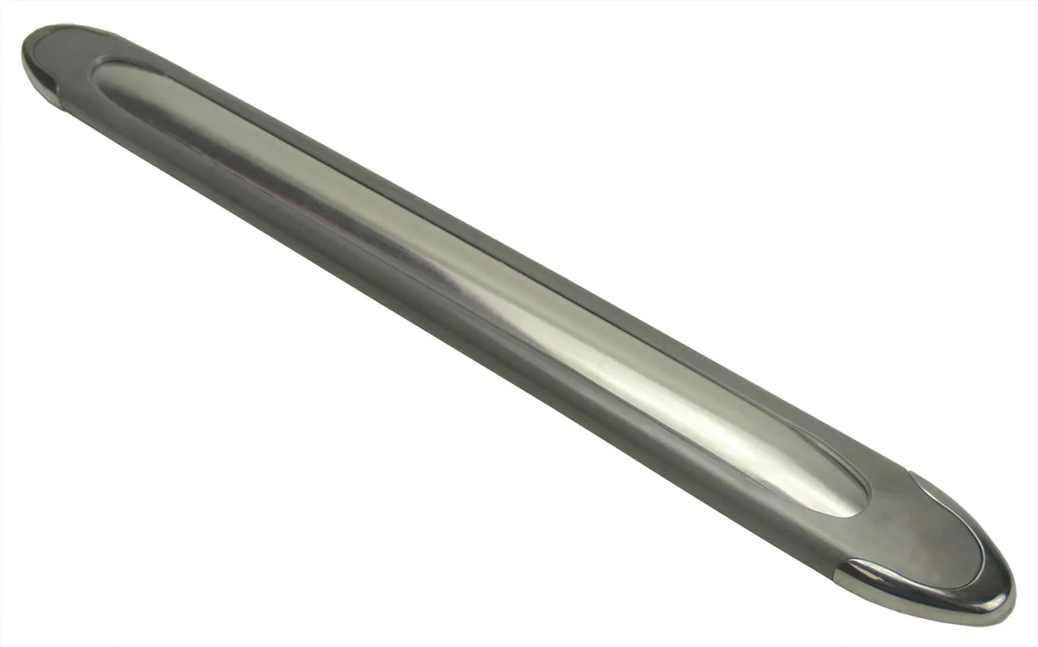 Pacer Performance 25-531 Deluxe Silver/chrome Bumper Guards 19 3/4" Pair