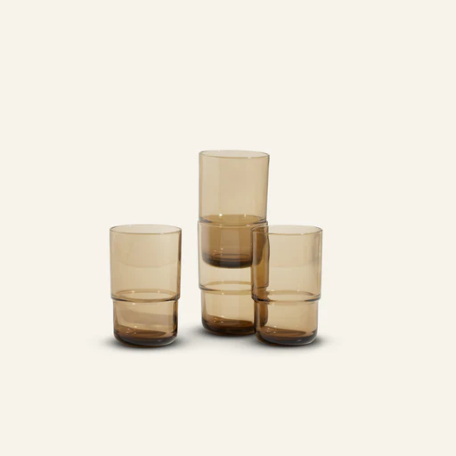 Tall Night + Day Glasses - Set Of 4/dusk