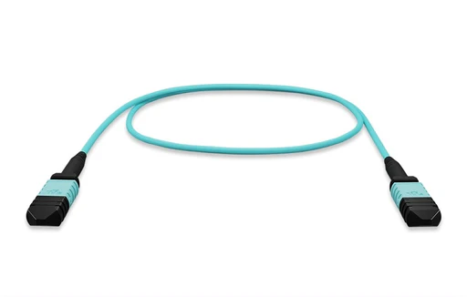 Nippon Labs Mpo 50/125 Om4 Multimode 12 Fibers Trunk Optic Cable Type B, 1 Meter ~ 30 Meters - 10m